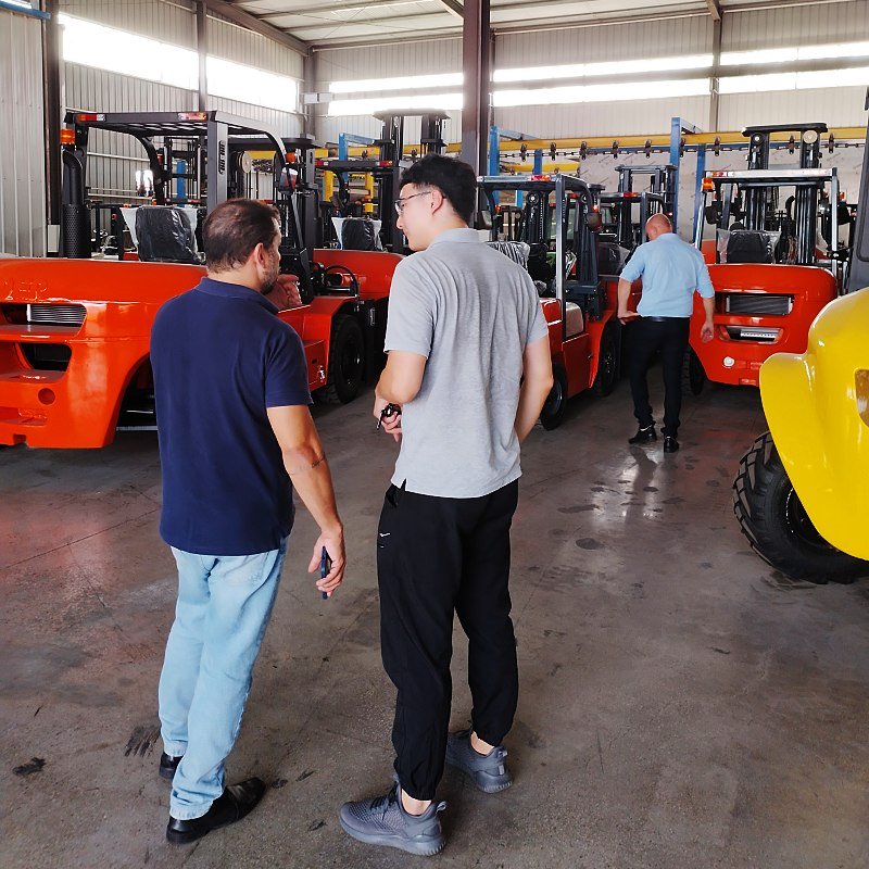 Visita a la fábrica de clientes brasileños